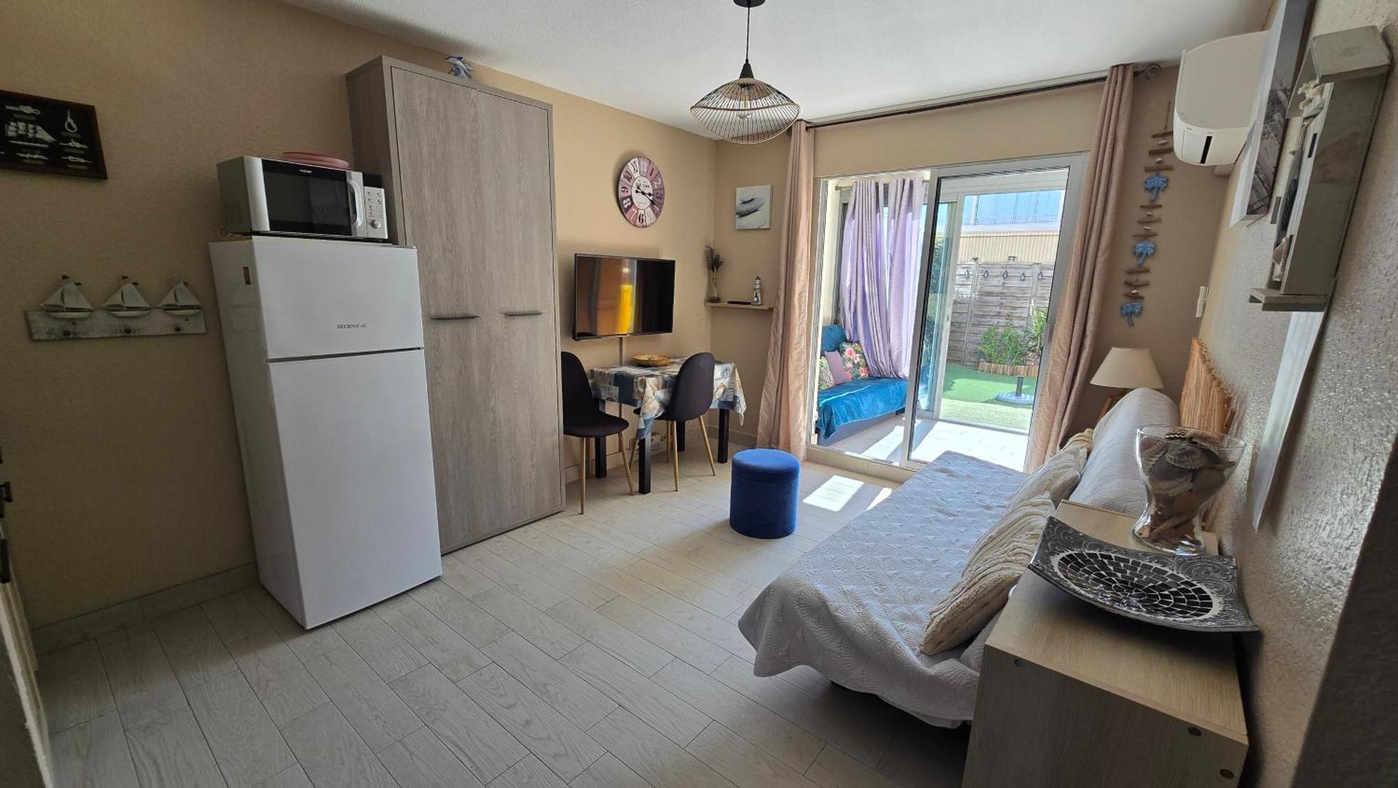 Joli T2 Avec Jardin Plage Richelieu - 6 Personnes Agde Bagian luar foto